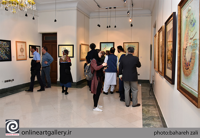گزارش تصویری نمایشگاه "تجلی خط هرات در تهران" در موسسه صبا (بخش دوم)